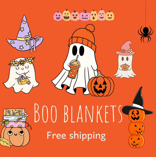 Boo Blankets (Free Shipping)