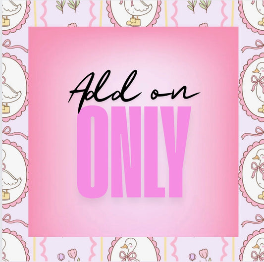 Order Add On Only